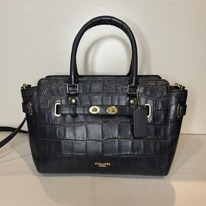 Coach Crocodile Carryall Handbag